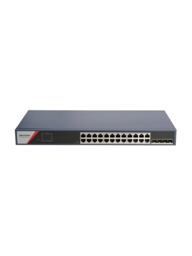 26 prievadų komutatorius Hikvision DS-3E1528-SI-24T4F