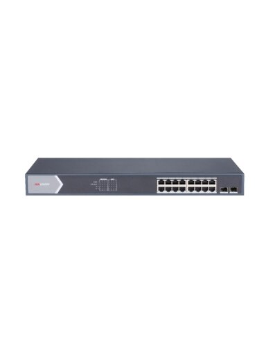 Hikvision 18 prievadų 16 PoE prievadų komutatorius DS-3E0518P-E/M