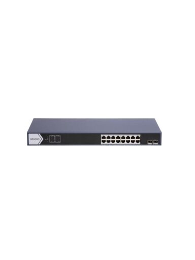 Hikvision 18 prievadų 16 PoE prievadų komutatorius DS-3E0518P-E/M(B)