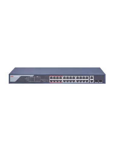 Hikvision 26 prievadų 24 PoE komutatorius DS-3E0326P-E(C)