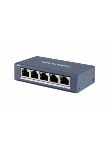 Hikvision 5 prievadų 4 PoE prievadų komutatorius DS-3E0505P-E