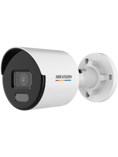 Hikvision bullet DS-2CD1047G0-L(C) F2.8 (balta, 4 MP, 30 m. LED, ColorVu Lite) Hikvision bullet DS-2CD1047G0-L(C) F2.8 (balta, 4 MP, 30 m. LED, ColorVu Lite)