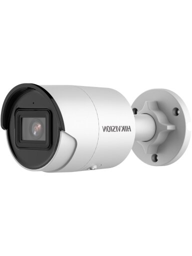 Hikvision bullet DS-2CD2063G2-I F4 (balta, 6 MP, 40 m. IR, AcuSense) Hikvision bullet DS-2CD2063G2-I F4 (balta, 6 MP, 40 m. IR, AcuSense)