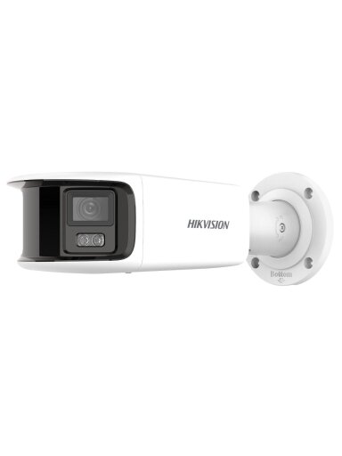 Hikvision bullet DS-2CD2T87G2P-LSU/SL(C)  (balta, 8 MP, 40 m. LED, ColorVu, panoraminė 180°)