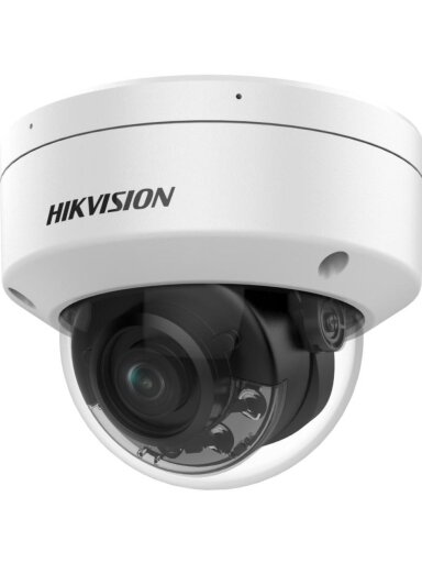 Hikvision dome DS-2CD2187G2H-LI F2.8 (balta, 8 MP, 30 m. IR; 30 m. LED; LED; Hybrid Light)