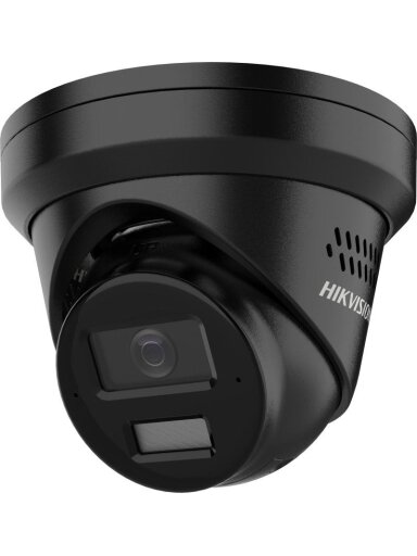 Hikvision dome DS-2CD2343G2-LI2U/SL F2.8 (juoda, 4 MP, 30 m IR+LED, AcuSense)