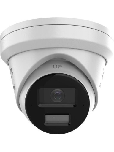 Hikvision dome DS-2CD2383G2-LI2U F2.8 (balta, 8 MP, 30 m IR+LED, AcuSense)