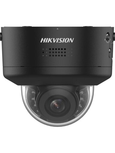 Hikvision dome DS-2CD2786G2H-IPTRZS2U/SL F2.8-12 (juoda, 8 MP, 40 m. IR, AcuSense, DarkFighter)
