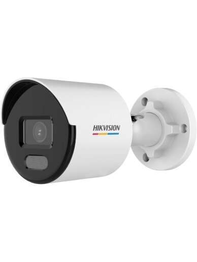 Hikvision bullet DS-2CD1047G0-L(C) F2.8 (balta, 4 MP, 30 m. LED, ColorVu Lite) Hikvision bullet DS-2CD1047G0-L(C) F2.8 (balta, 4 MP, 30 m. LED, ColorVu Lite)