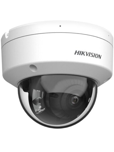 Hikvision dome DS-2CD2187G2-LSU(C) F2.8 (balta, 8 MP, 30 m. LED, ColorVu) Hikvision dome DS-2CD2187G2-LSU(C) F2.8 (balta, 8 MP, 30 m. LED, ColorVu)