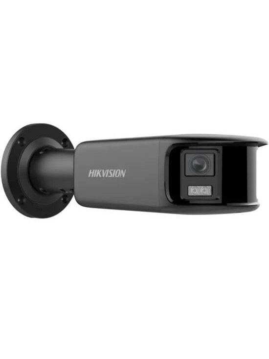 Hikvision bullet DS-2CD2T87G2P-LSU/SL(C) (juoda, 8 MP, 40 m. LED, ColorVu, panoraminė 180°)