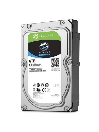 Kietasis diskas SEAGATE Skyhawk Surveillance ST6000VX001 6TB Kietasis diskas SEAGATE Skyhawk Surveillance ST6000VX001 6TB
