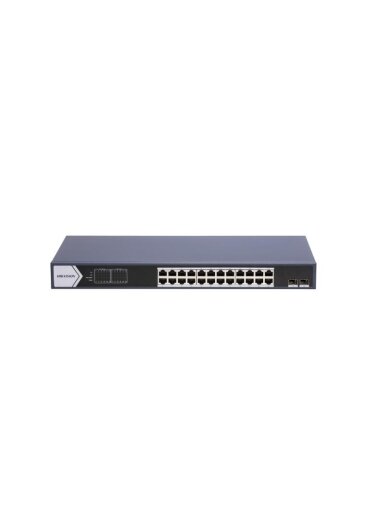 Komutatorius 26 prievadų Hikvision DS-3E0526P-E/M(B)
