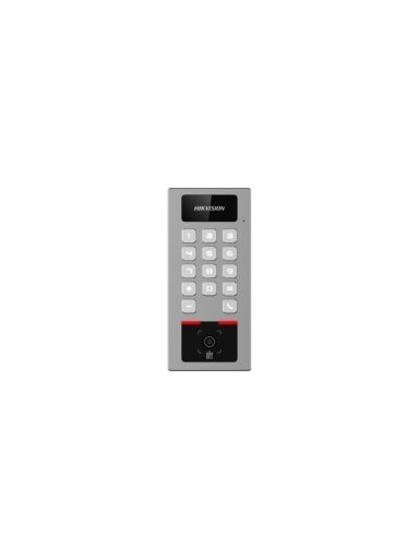 Praėjimo kontrolės terminalas ir telefonspynė Hikvision DS-K1T502DBWX-QR