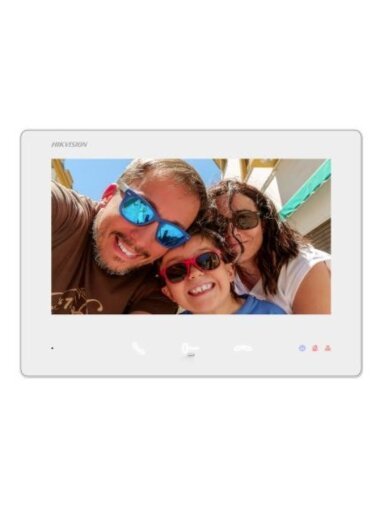 Telefonspynės analoginis 2 laidų monitorius Hikvision DS-KH7300EY-TE2 (Balta)