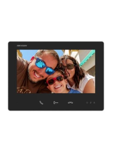 Telefonspynės analoginis 2 laidų monitorius Hikvision DS-KH7300EY-TE2 (Juoda)